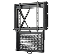 B-Tech Flat Screen Wall Mount With Pull-down AV Storage Tray (VESA 600 x 400)