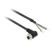 Schneider Electric XZCP1241L10 cable para sensor y actuador 10 m M12 Negro