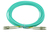BlueOptics AJ839A Glasvezel kabel 50 m LC OM3 Aqua-kleur