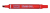Pentel N 60 permanent marker Chisel tip Red 12 pc(s)