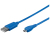Goobay 63689 USB Kabel 0,95 m USB A Micro-USB B Blau