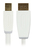 Bandridge 1m Mini DisplayPort - DisplayPort m/m Blanc
