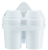 BWT 814135 water filter Direct-flow White
