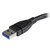 StarTech.com Cable de 15cm Extensor USB 3.0 - Alargador USB 3.0 SuperSpeed Negro