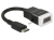 DeLOCK 65588 adaptador de cable de vídeo HDMI Type C (Mini) VGA (D-Sub) + 3,5mm Negro