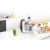 Bosch MUM5 Start Line universal Küchenmaschine 800 W 3,9 l Orange, Silber, Transparent, Weiß
