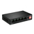 Edimax ES-5104PH V2 hálózati kapcsoló Fast Ethernet (10/100) Ethernet-áramellátás (PoE) támogatása Fekete