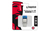 Kingston Technology MobileLite Duo 3C geheugenkaartlezer USB 3.2 Gen 1 (3.1 Gen 1) Type-A/Type-C Blauw, Zilver