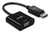 Lindy 41006 Videokabel-Adapter 0,15 m VGA (D-Sub) DisplayPort Schwarz