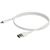 StarTech.com 1m strapazierfähiges weißes USB-A auf Lightning-Kabel - Hochbelastbare, robuste Aramidfaser - USB Typ-A auf Lightningkabel - Lade-/Synchronisationskabel - Apple MFi...