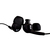 V7 Stereo Earbuds , Lightweight, In-Ear Noise Isolating, 3.5 mm, Black