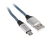 Tracer TRAKBK46263 kabel USB 1 m USB 2.0 Micro-USB B USB A Czarny, Niebieski, Srebrny