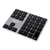 LogiLink ID0187 Numerische Tastatur Universal Bluetooth Aluminium, Schwarz