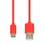 iBox IKUMTCR kabel USB 1 m USB 2.0 USB A USB C Czerwony