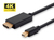 Microconnect MDPHDMI1B-4K video kabel adapter 1 m Mini DisplayPort HDMI Type A (Standaard) Zwart