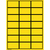 Brady 101810 self-adhesive label Rectangle Black, Yellow 525 pc(s)