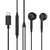 eSTUFF ES652201 headphones/headset Wired In-ear Calls/Music USB Type-C Black