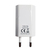 Techly Caricatore USB 1A Compatto Spina Europea Bianco IPW-USB-ECWW