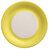 20 Teller, Pappe rund Ø 23 cm gelb von PAPSTAR nachhaltiger Partyteller aus