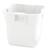Quadratischer Brute Container, Rubbermaid, 106 Liter, Hochwertiger Kunststoff, Farbe Weiß