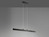 LED Pendelleuchte ORELL Anthrazit dimmbar & ausziehbar 110-140cm lang