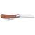 Facom Twin-Blade Taschenmesser, Elektriker-Messer , Edelstahl Klinge / Holz Griff, Länge 180 mm, 115g