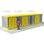 SOLMHA™ KDC+ Bunded COSHH Storage Container 2062 x 3902 x 2172mm