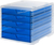 STYRO Styroswingbox light 275-8430.322 blau/transluz. 5 Schubladen