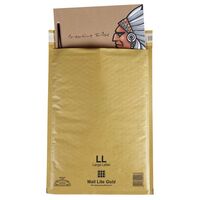 Mail Lite Gold Bubble Mailer B00 120mmx210mm Box of 100