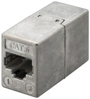 RJ45 Modularkupplung/Verbinder, CAT 6 - 2x RJ45-Buchse (8P8C)