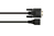 Adapterkabel RJ45 Buchse an RS232 seriell D-SUB 9-Pol Buchse, 1:1, schwarz, 0,1m