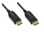 Optisches Hybrid DisplayPort 1.2 Anschlusskabel, 4K2K / UHD 60Hz, vergoldete Stecker und Kupferkonta