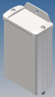 Aluminium Profilgehäuse, (L x B x H) 100 x 59.9 x 30.9 mm, weiß (RAL 9002), IP65