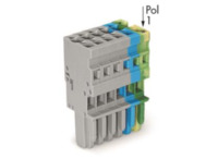 Buchsenleiste, 6-polig, RM 5 mm, 0,08-4,0 mm², AWG 28-12, gerade, 32 A, 500 V, F