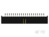 Stiftleiste, 40-polig, RM 2.54 mm, gerade, schwarz, 5103309-8