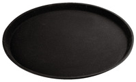 Tablett Fibra; 28x2.2 cm (ØxH); schwarz; rund