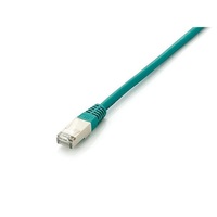 Equip Kábel - 605648 (S/FTP patch kábel, CAT6A, Réz, LSOH, 10Gb/s, zöld, 15m)