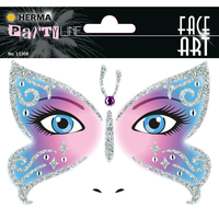Face Art Sticker Butterfly