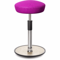 Sitz- Stehhocker Free Tall Hutsitz kvadrat Divina Melange Pink Chrom /creme