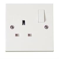 Polar 13A 1 Gang Dp Switched Socket