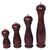 Olympia Dark Wood Salt and Pepper Mill 10In Kitchen Spice Grinder Shaker