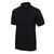 Nisbets Unisex Polo Shirt in Black - Polycotton with Ribbed Cuffs - L