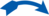 Drehrichtungspfeile - Blau, 12 x 40 mm, Folie, Selbstklebend, Im Uhrzeigersinn