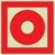 Wandschild - Brandmelder, Rot, 15.4 x 15.4 cm, Aluminium, Zum Verschrauben