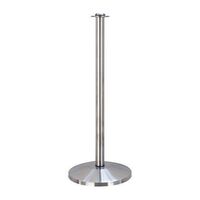 Tensator® Budget rope and post barrier system - Polished stainless steel - set of 2 post