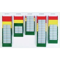 Cascading document display racks