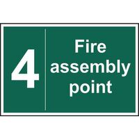 Fire Assembly Point 4 Sign