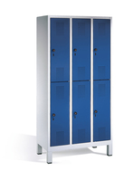 C+P Szafka dwupoziomowa Evolo, 3 przedziały, H1850B900T500 mm