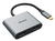 AK-CBCA26-18BK USB Type-C to Dual HDMI MST Adapter, 4K@60Hz Single Output, 4K@30