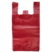 JUMBO XL táska 35+20x 65 cm, extra erős, piros, 100 darab